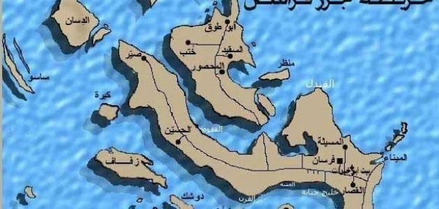 خريطة جزيرة فراسان