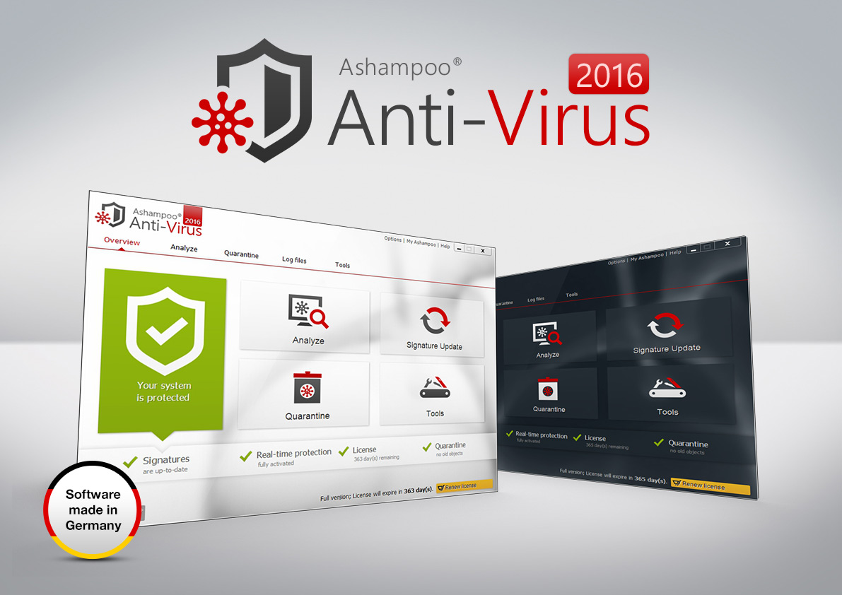 تحميل برنامج ashampoo anti-virus لمقاومة الفيروسات والحماية