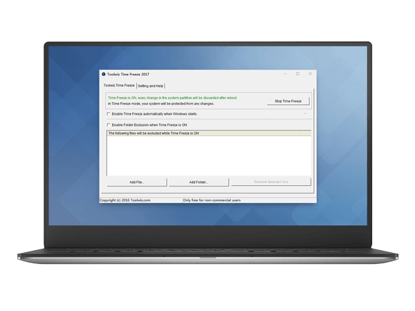 تحميل برنامج toolwiz time freeze لتجميد النظام