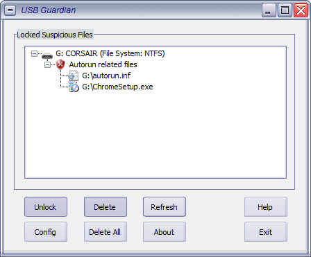 تحميل برنامج usb guardian لحذف الفيروسات من الفلاش ميموري