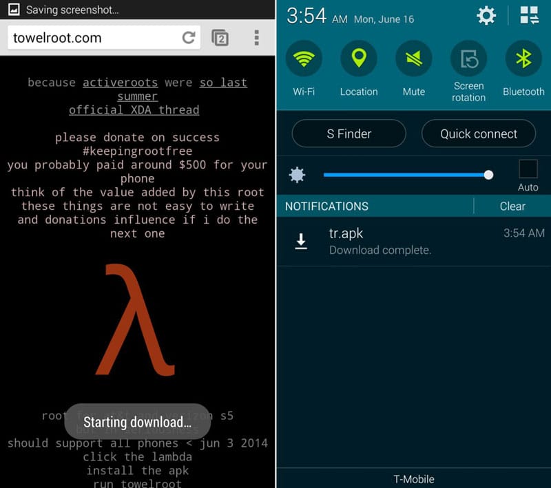 ‫طريقة عمل برنامج برنامج الروت towel root‬‎