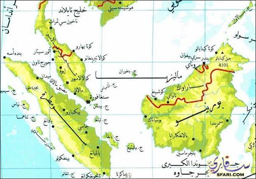 اين تقع ماليزيا في الخريطة