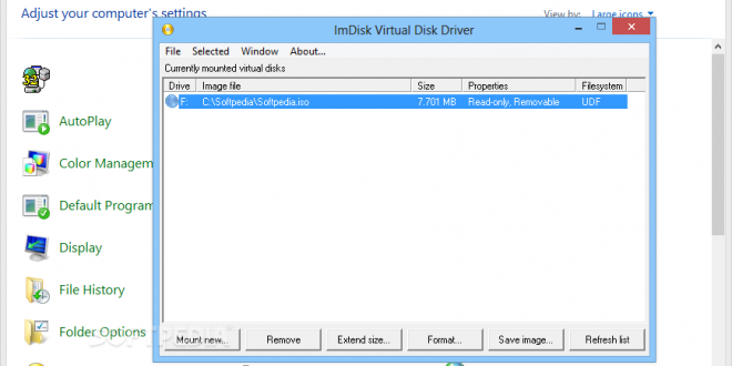 Imdisk virtual disk driver что это за программа